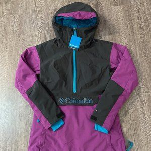 Columbia Dust on Crust Insulated Ski Snowboard 1/2 Zip Jacket Womens Size Small